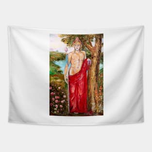 Dionysus With a Jug of Wine Tapestry