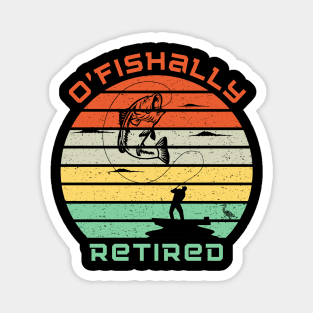 O'Fishally Retired Magnet