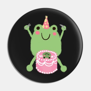 Frog loves cake! Pin