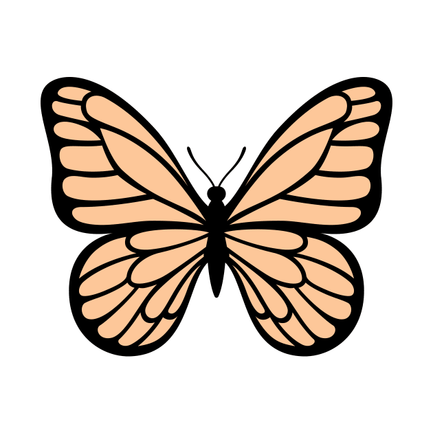 brown butterfly by elhlaouistore