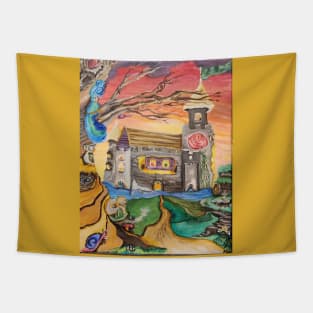 Fairy tale Castle Tapestry