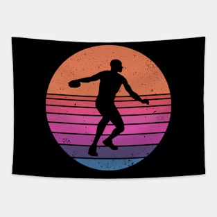 Vintage Thrower Discus Throw Tapestry