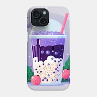 Christmas bubble tea Phone Case