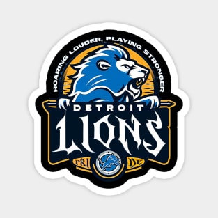 detriot lions pride Magnet