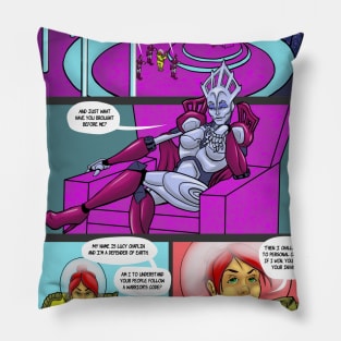 Invasion of Robotica tee 2 Pillow