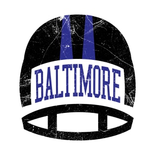 Baltimore Retro Helmet - White T-Shirt