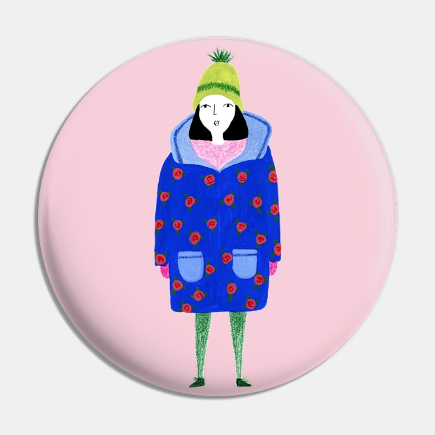 Girl in winter coat Pin by Aidi Riera