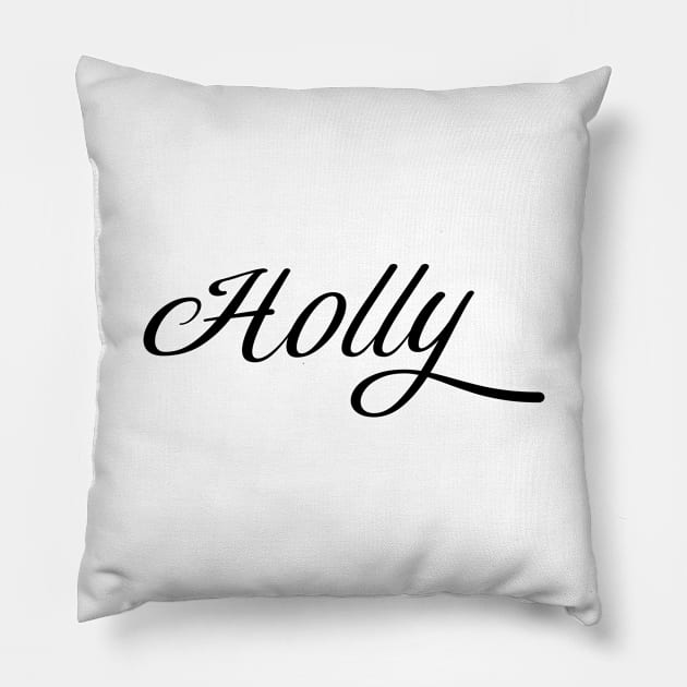 Name Holly Pillow by gulden