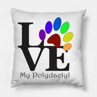 Polydactyl LOVE Pillow