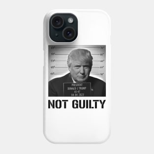 TRUMP NOT GUILTY Phone Case