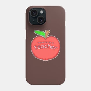 🍎 Teacher Apple Phone Case