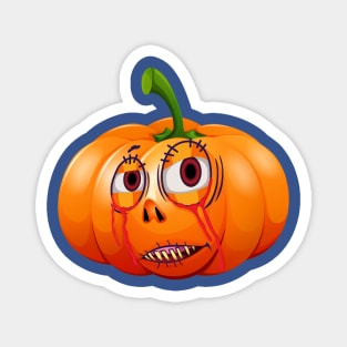 Funny Pumpkin Magnet