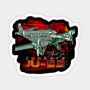 Junkers JU-52 German Vintage Aircraft Magnet