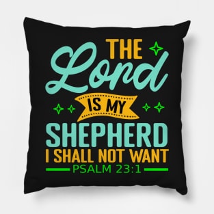 The Lord is my Shepherd Pillow