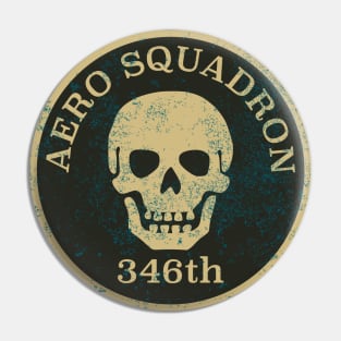 346th Aero Squadron (distressed) Pin