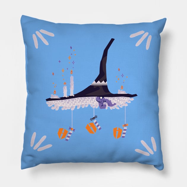 Witch say: "HI HI HI" Pillow by dar0medvedev