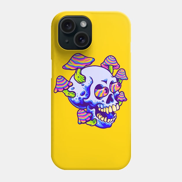 Far Out Shroomy Phone Case by machmigo