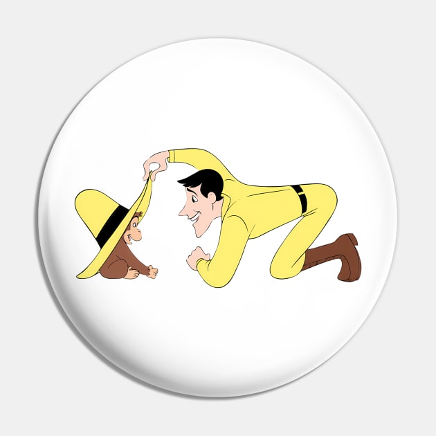 Curious George Man In The Yellow Hat 2 Pin by NobleNotion