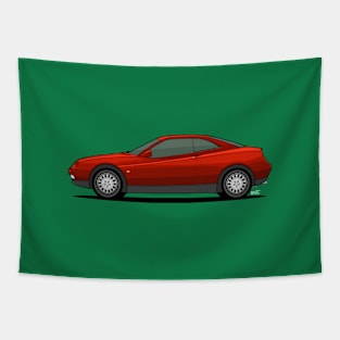 Alfa GTV side profile drawing Tapestry