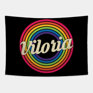 Viloria - Retro Rainbow Style Tapestry