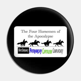 Four Horsemen of the Apocalypse - Sticker - Front Pin