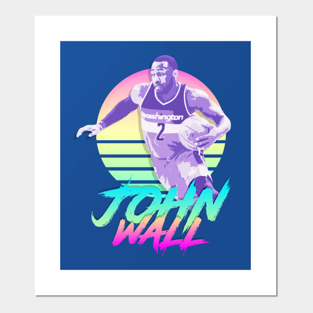 John Wall Retro Futuristic Aesthetic - John Wall - Posters ...