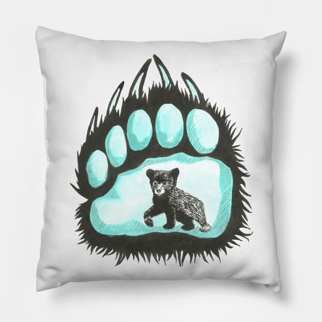 Bear Totem Pillow by Créa'RiBo