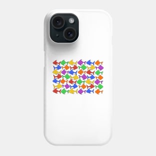 Bright interlocking fishies Phone Case