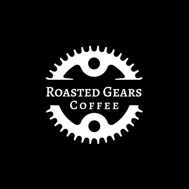 Roasted Gears Inverted Logo Corner Tee by Roasted Gears