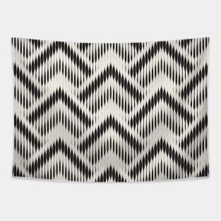 Geometric monochrome pattern Tapestry