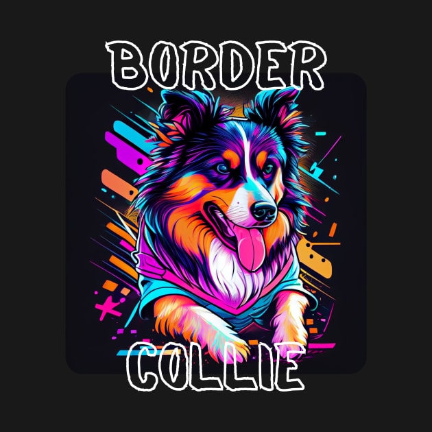 Graffiti Style - Cool Border Collie 3 by PD-Store