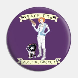 Space Dog (silver jubilee) Pin