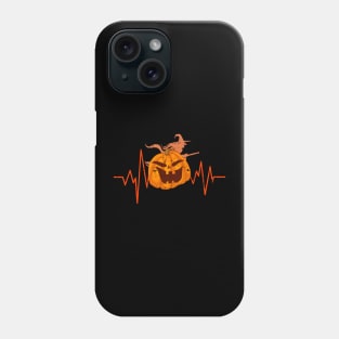 Pumpkin Heartbeat Funny Halloween Phone Case