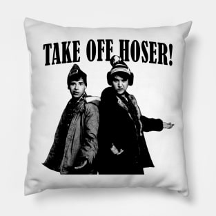 Take Off Hoser! Vintage // Pencil Drawing Pillow