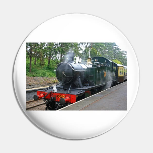 GWR Prairie Tank Locomotive Pin by RedHillDigital