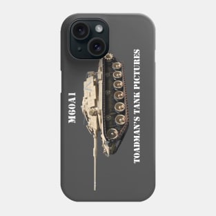 M60A1 wht_text Phone Case