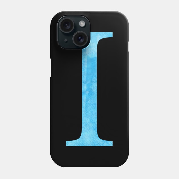 Blue I Phone Case by lolosenese