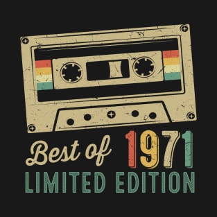 Best Of 1971 52th Birthday T-Shirt