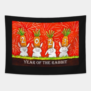 2023 Year of the Rabbit Tapestry