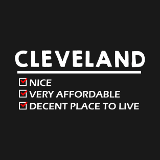 Funny Cleveland Checklist Shirt T-Shirt