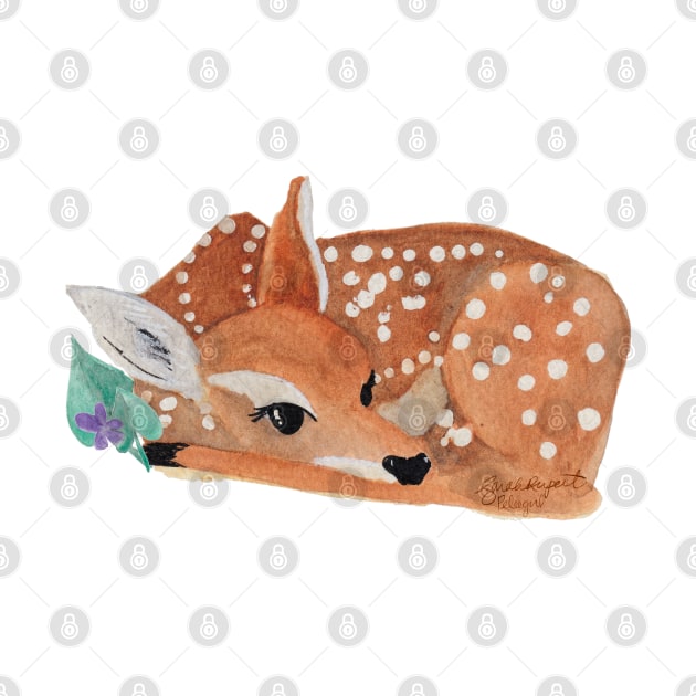 Sleeping Fawn by Peleegirl