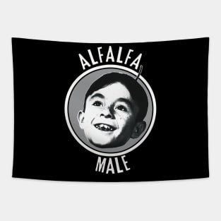 All Hail The Alfalfa Male Tapestry