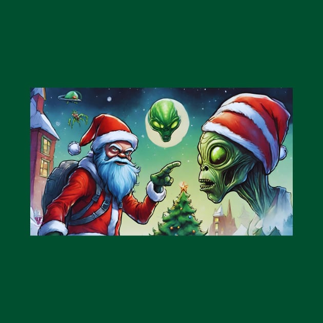 Santa vs Aliens by Viper Unconvetional Concept