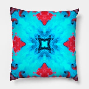 Psychedelic Kaleidoscope Square Pillow
