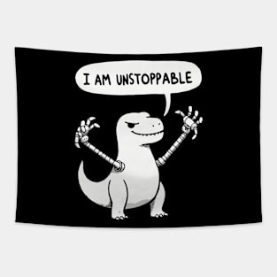 I am unstoppable Dinosaur TRex Tapestry