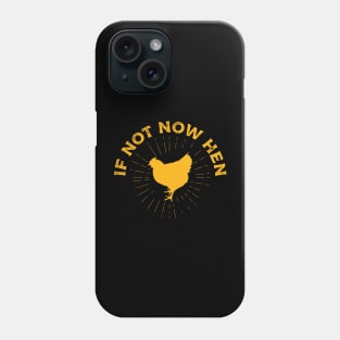 chicken dad joke Phone Case