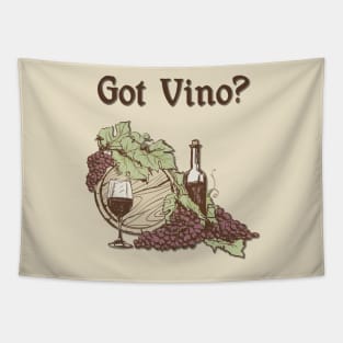 Got Vino Wine and Grapes Tapestry