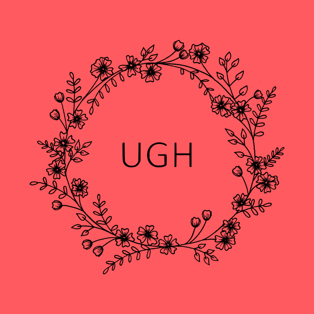 Ugh Floral Wreath by prettyinpunk