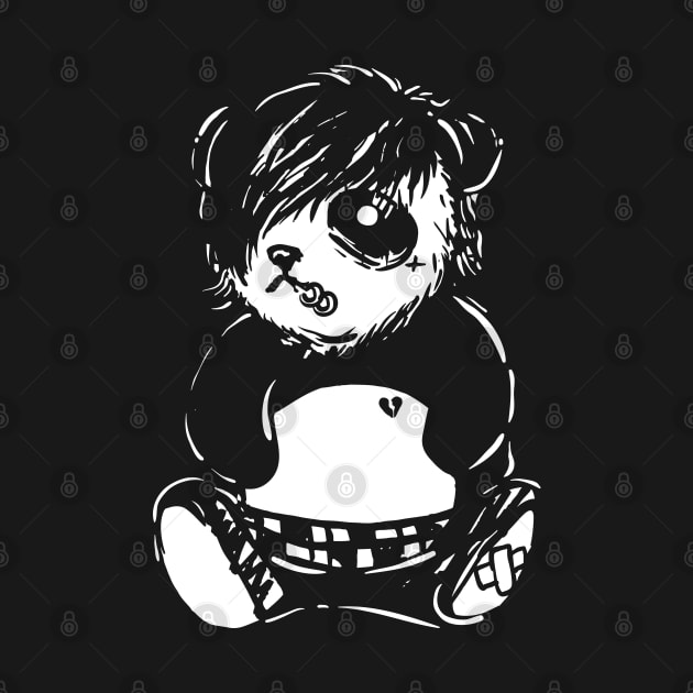 Emo panda by popcornpunk