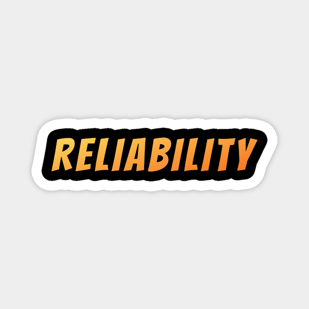 Reliability Realm Tee Magnet by Bloody Sweet